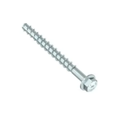 HECO MULTI-MONTI-PLUS SS-Schraube – Sechskantkopf mit Sockel – weiß verzinkt – D12 x L120 - Réf. 48413_5