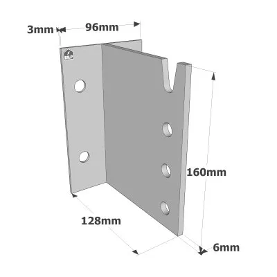 T-Balkentr&#228;ger f&#252;r HOLZ/BETON/STAHL - R&#233;f. BTC160-B