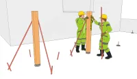 Vorschaubild des Artikels : Das Aufrichten der Ständer