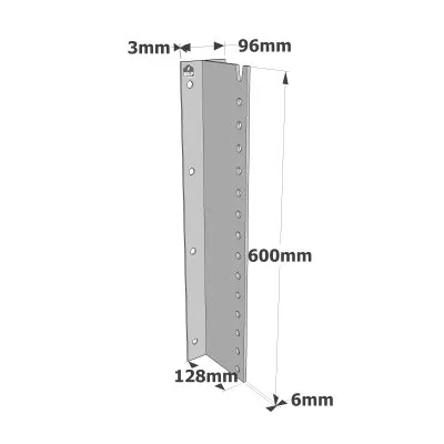 T-Balkentr&#228;ger f&#252;r HOLZ/BETON/STAHL - R&#233;f. BTC600-B