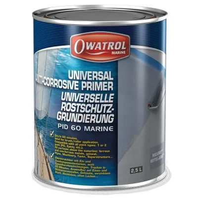 PID 60 MARINE : Universal-Korrosionsschutzgrundierung mit schneller Trocknung (60 Minuten). - Réf. 1538