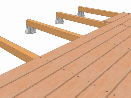 Mehr Sockel oder mehr Lagerhölzer