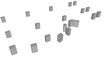 Verteilung der Betonsockel