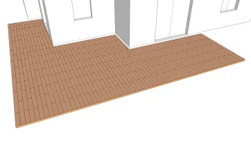 Ansicht der Dielenbelage 1