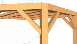 Befestigungsdetails der Aussteifungen