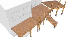 Anischt der Terrassendielen 2
