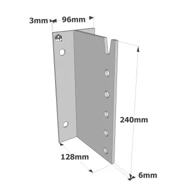 T-Balkentr&#228;ger f&#252;r HOLZ/BETON/STAHL - R&#233;f. BTC240-B