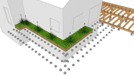 Installation der PVC-Sockel