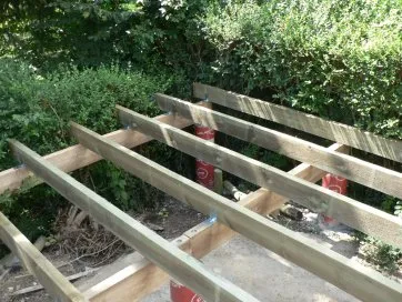 Verlegung der Balken 9
