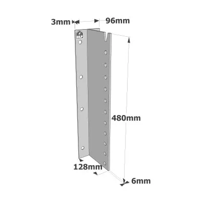 T-Balkentr&#228;ger f&#252;r HOLZ/BETON/STAHL - R&#233;f. BTC480-B