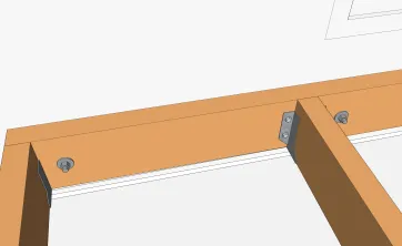 Details der Mauerbalkenbefestigungen