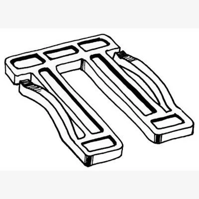 Beutel mit 100 selbstsichernden 3 mm Federkeilen - Réf. CRP7433