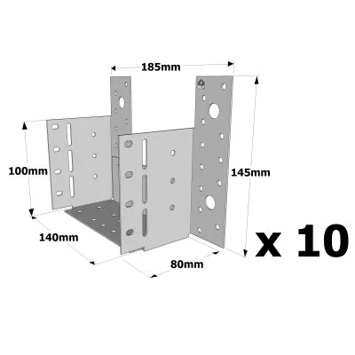 Balkenträger für ETC-Walm - Richtung : RECHTS - Réf. ETC434D_10