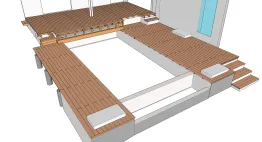 Blick auf das Deck 1