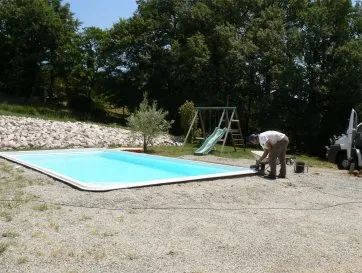 Ansicht vor Baubeginn der Terrasse