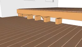 Die Realisierung der Struktur der Treppenstufen