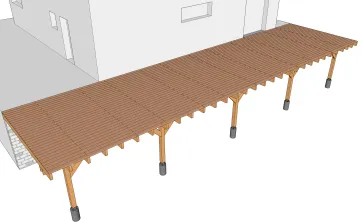 Ansicht der Terrassendielen 2