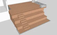 Vorschaubild des Artikels : Holzterrasse auf Ständerwerk mit Treppe