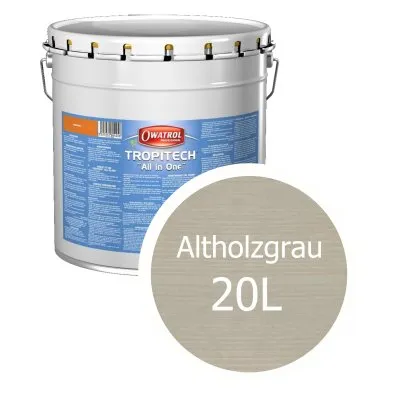 TROPITECH "All in One" - Langlebiger, getönter Schutz für Terrassen und Verkleidungen. Wässrige Phase - Réf. 409