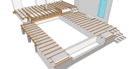 Die Verteilung der Lagerhölzer 1