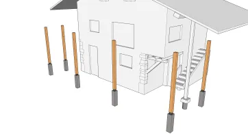 Verteilung der Pfosten 2