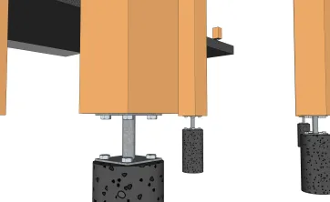 Details zur Pfostenbefestigung