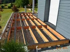 Verlegung auf Unterzugbalken