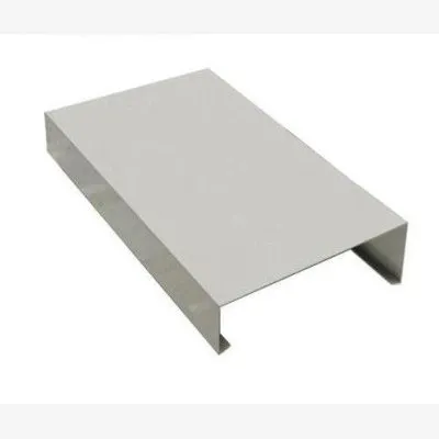 Flache Attikaabdeckung - Serie 200 - Aluminium 10/10 - Länge 3000 - Réf. CP10-200-3000