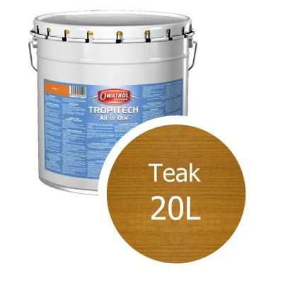 TROPITECH "All in One" - Langlebiger, getönter Schutz für Terrassen und Verkleidungen. Wässrige Phase - Réf. 408