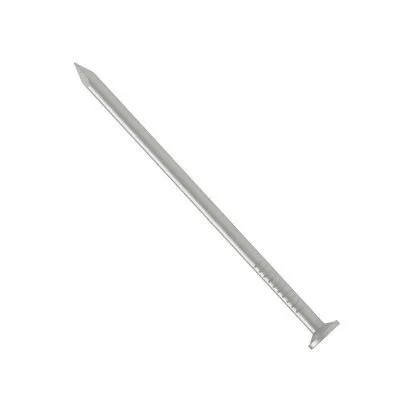 Geriffelte Spitze mit flachem Kopf – galvanisch verzinkter Stahl – SPKEZ1,4X30 – CDT: 1000 Stück - Réf. 74181