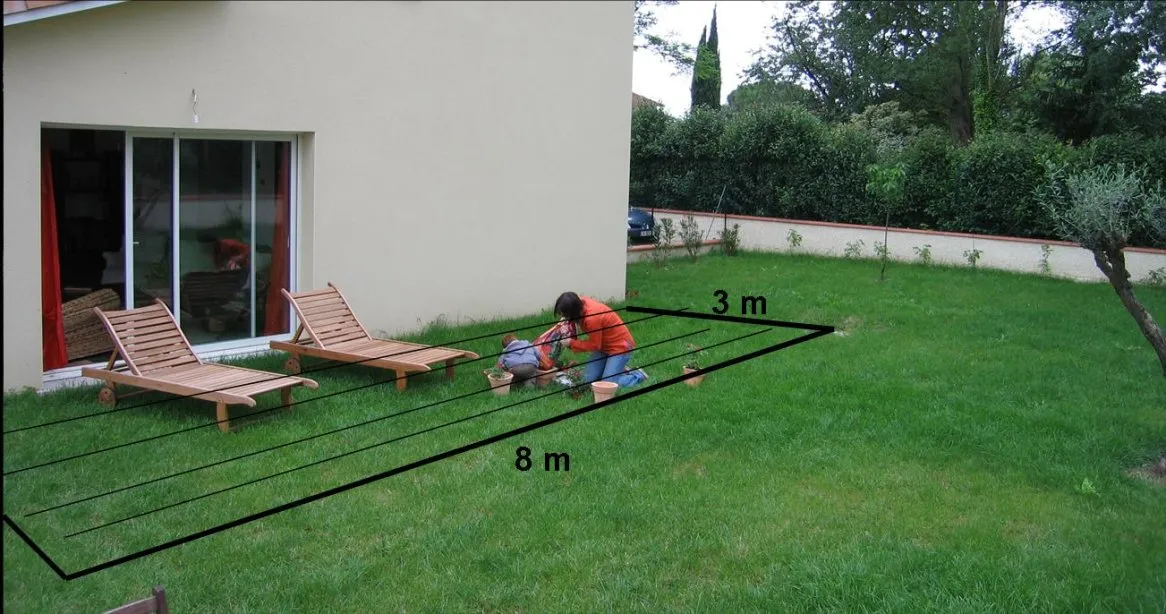 Die Fotomontage hilft, sich die Proportionen besser vorzustellen
