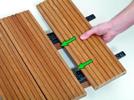 Unsichtbare Befestigungen