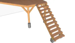 Ansicht der Treppe