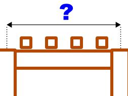 Berechnung der Spannweite eines Doppelunterzugbalkens auf Ständerwerk