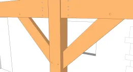 Befestigungsdetails der Aussteifungen