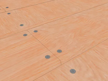 Aufteilung der Schrauben