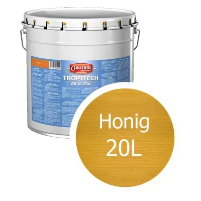 TROPITECH "All in One" - Langlebiger, getönter Schutz für Terrassen und Verkleidungen. Wässrige Phase - Réf. 407