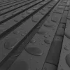 XL-Aluminiumblatt 29 mm, Länge 2 m, RAL9005 strukturiertes Mattschwarz
