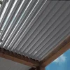 XL-Aluminiumblatt 29 mm, Länge 2 m, RAL9006 strukturiertes Aluminiumgrau