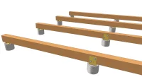 Vorschaubild der Rubrik : Die Verlegung auf gemauerten Sockeln (aus Beton)