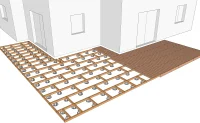 Vorschaubild der Rubrik : Holzterrasse auf verstellbaren Kunststoffsockel