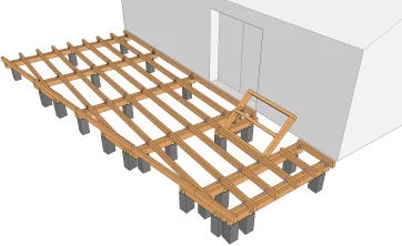 Einbau der Lukenstruktur